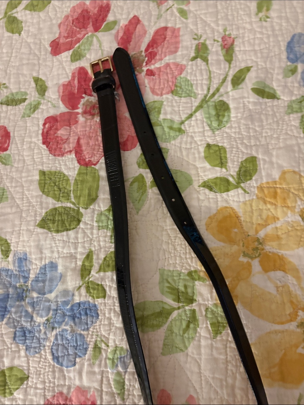 J Crew patent leather belt